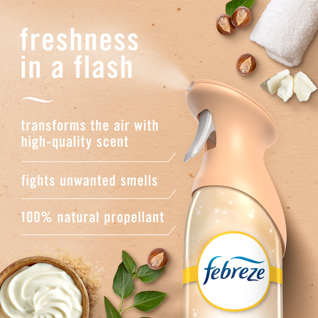 Febreze Air Freshener Spray, Odor-Fighting Room Spray, Soothe & Restore, 8.8oz, 2 Count