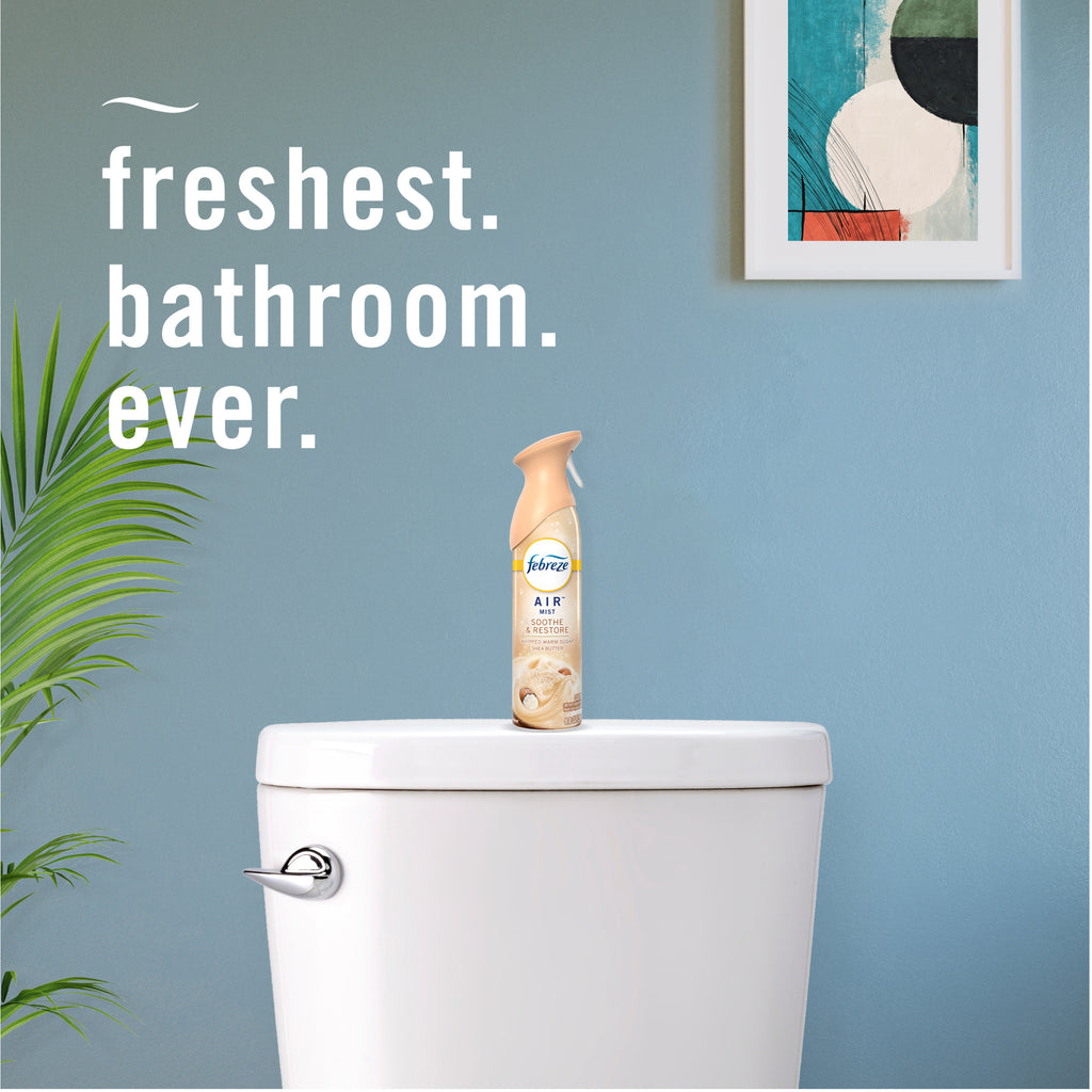 Febreze Air Freshener Spray, Odor-Fighting Room Spray, Soothe & Restore, 8.8oz, 2 Count