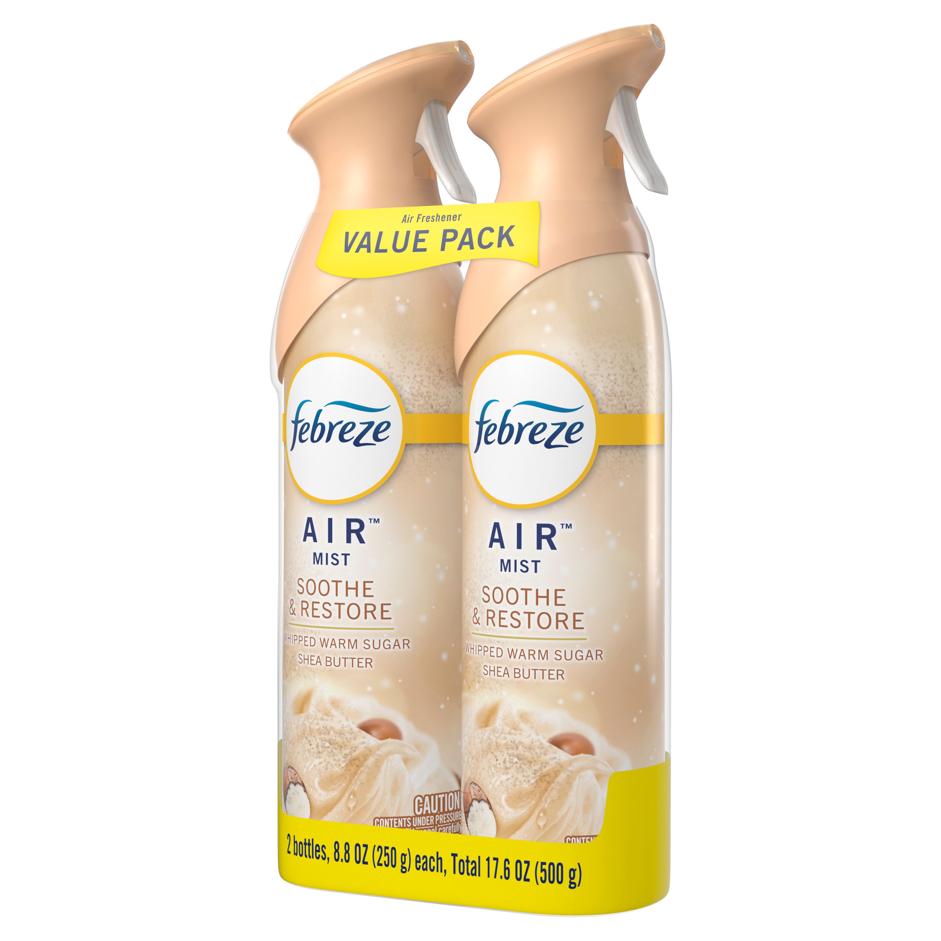 Febreze Air Freshener Spray, Odor-Fighting Room Spray, Soothe & Restore, 8.8oz, 2 Count