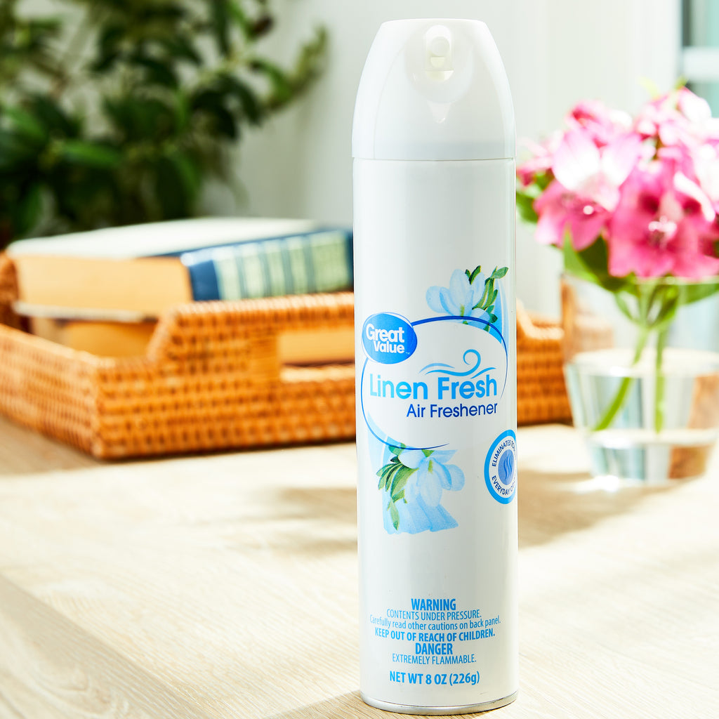 Great Value Aerosol Air Freshener, Linen Fresh