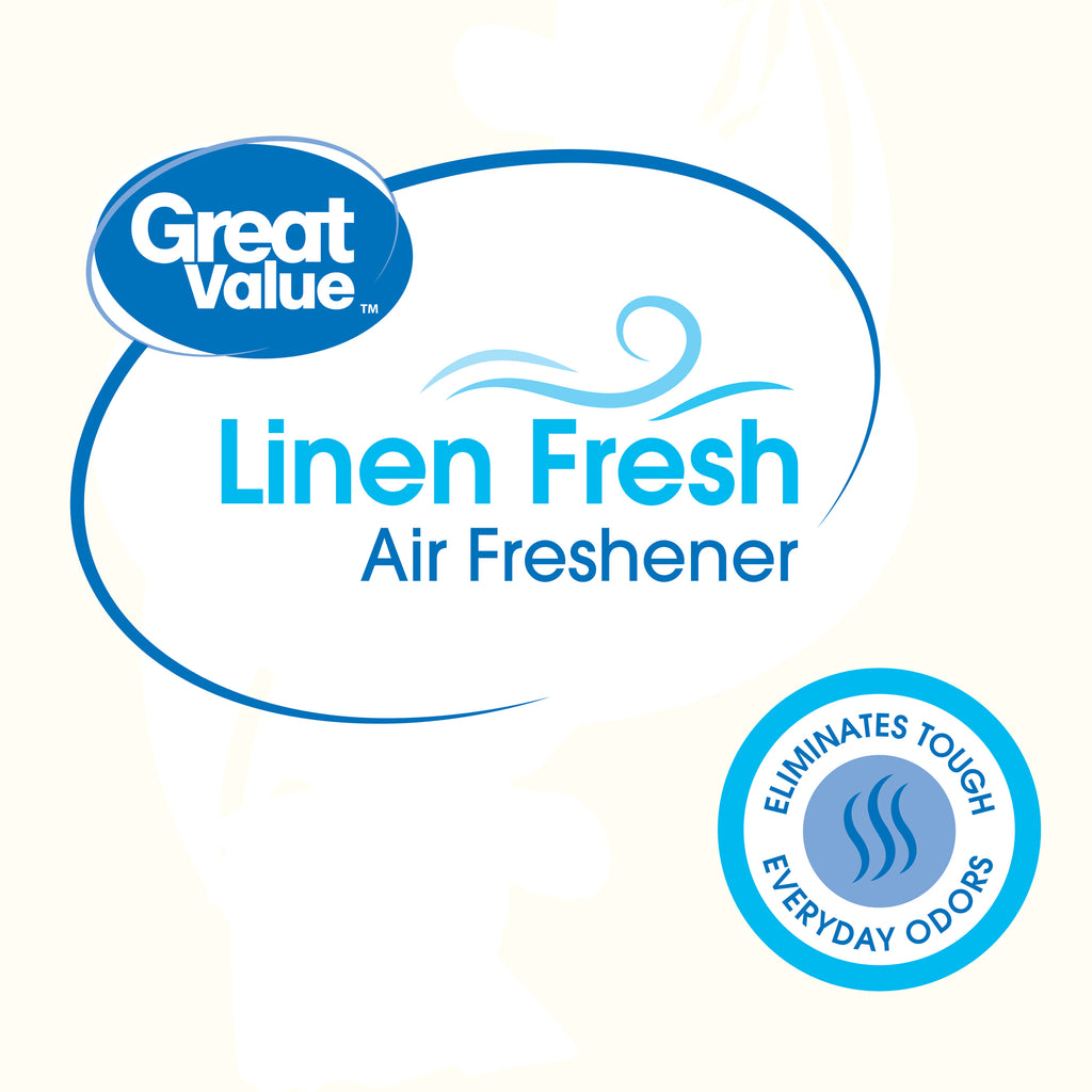 Great Value Aerosol Air Freshener, Linen Fresh
