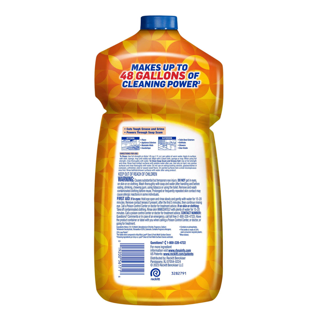 Lysol® Multi-Surface Cleaner - Pourable Brand New Day™ Mango & Hibiscus 9/48 oz.