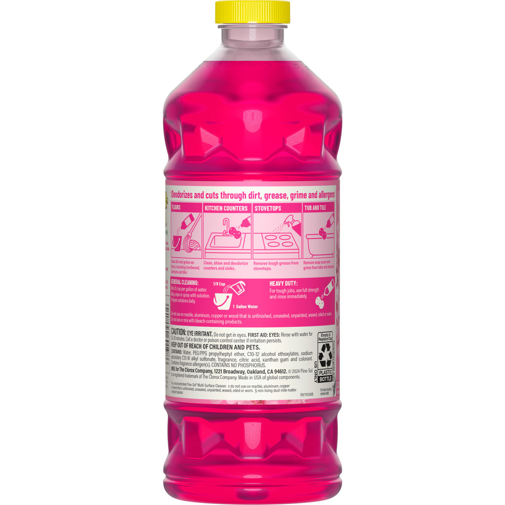 Pine-Sol Multi-Surface Cleaner, Cherry Blossom, 48 Fluid Ounces