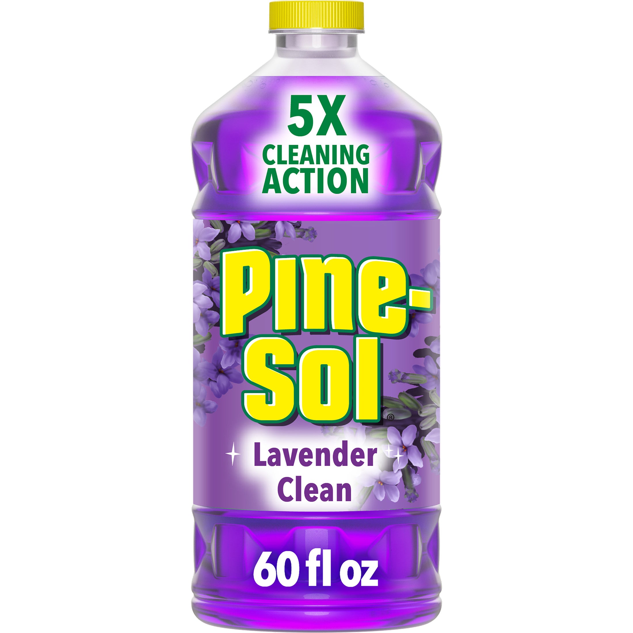 Pine-Sol Multi-Surface Floor Cleaner, Lavender Clean, 60 Fluid Ounces