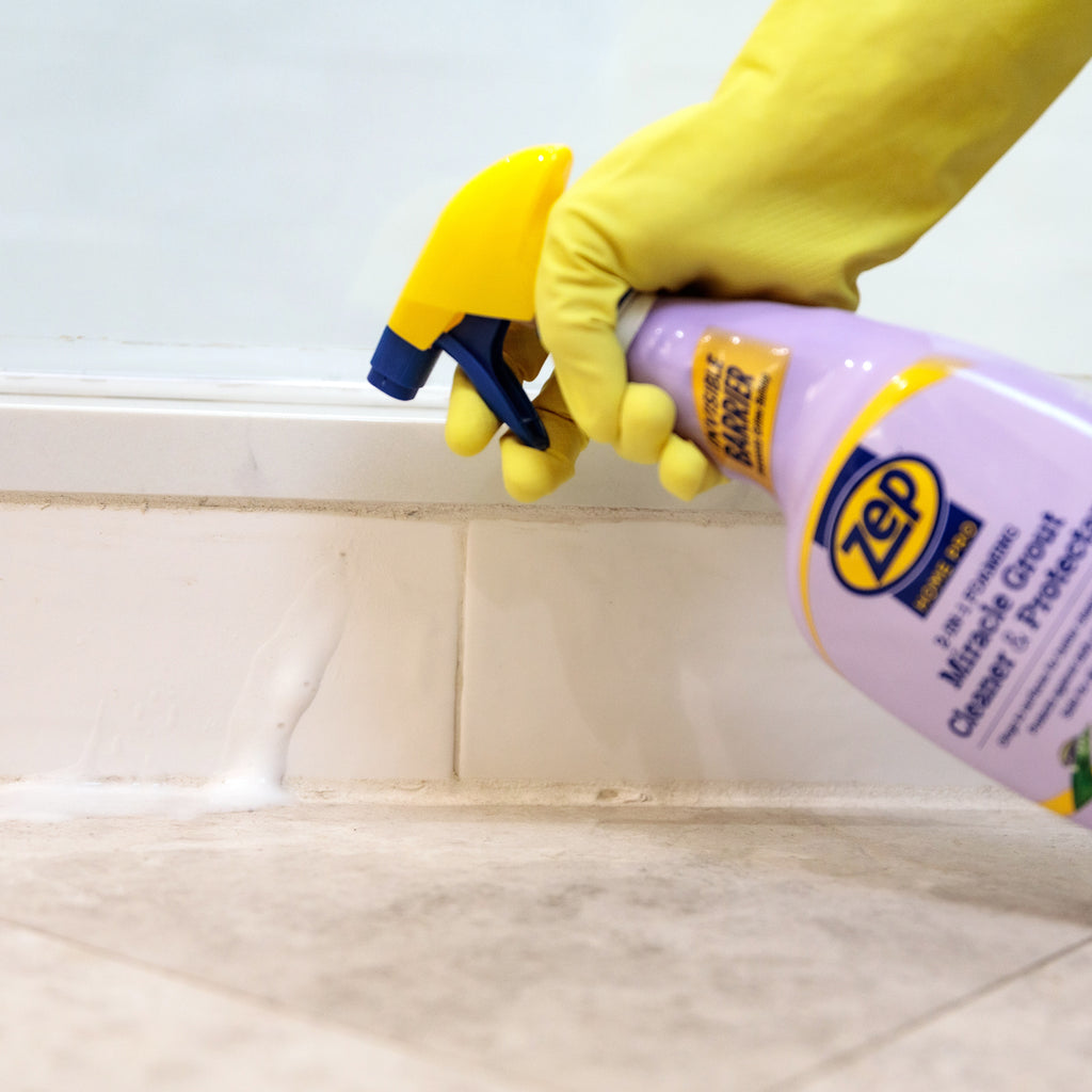Zep Home Pro Foaming Miracle Grout Cleaner and Protectant 32 oz