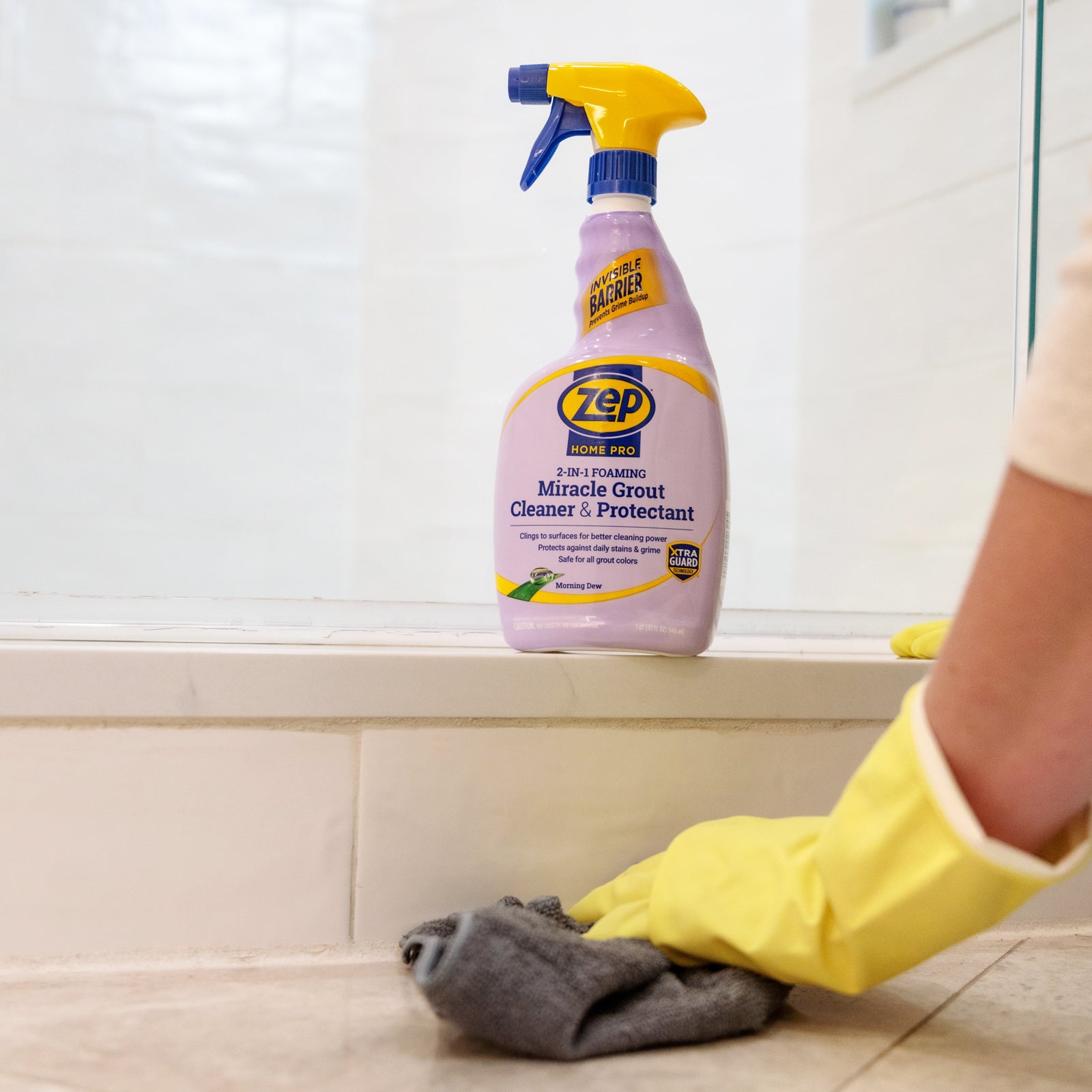 Zep Home Pro Foaming Miracle Grout Cleaner and Protectant 32 oz